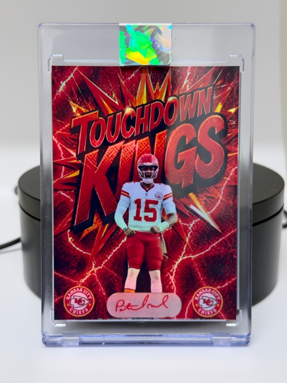 Patrick Mahomes (Custom Fan Art Card Facsimile Auto) Chiefs Football Card